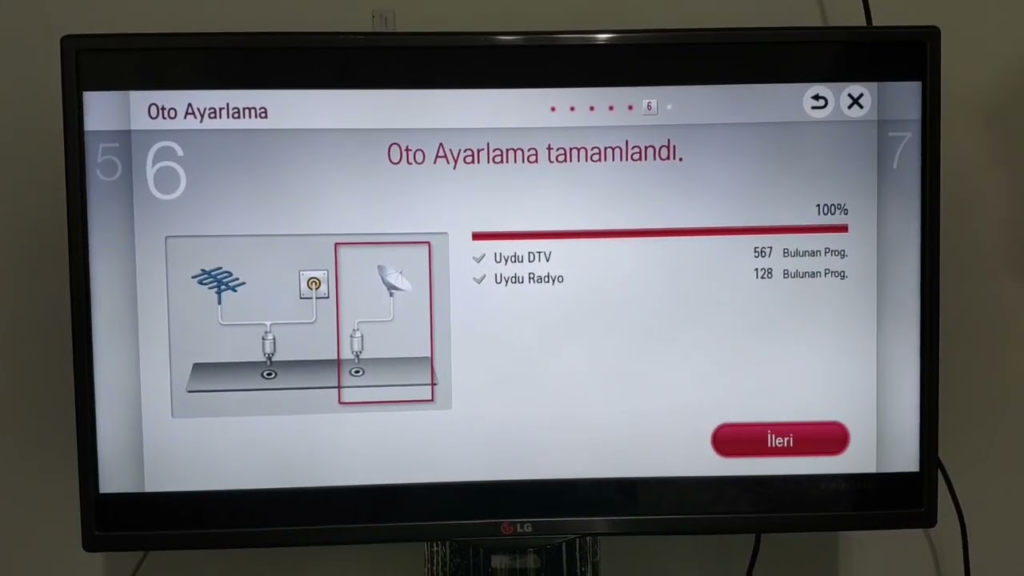 lg tv kurulumu